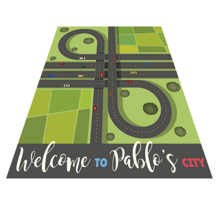 Customizable Playmap custom floor mat - TenStickers
