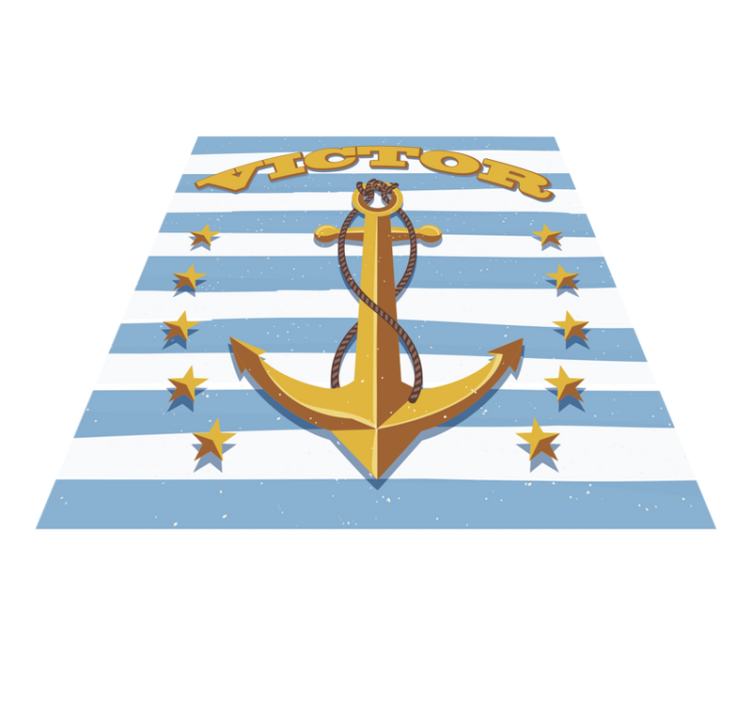 Nautical Customizable custom floor mat - TenStickers