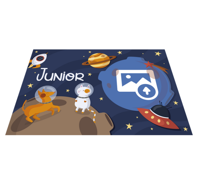 Space Themed custom floor mat - TenStickers