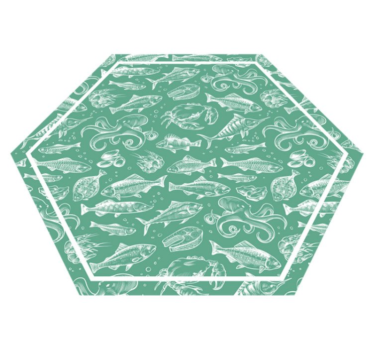 Aquatic Enchantment animal mat - TenStickers