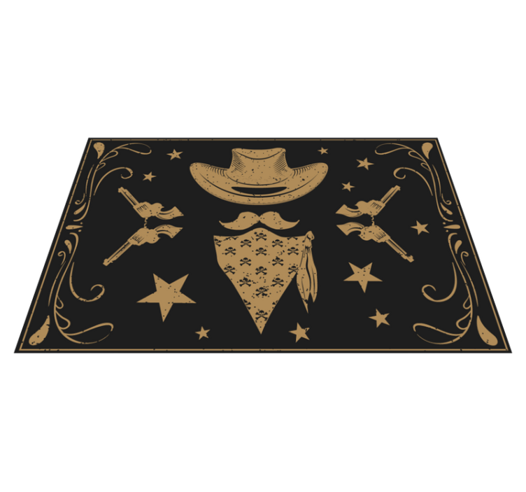 Cowboy Themed kids carpet - TenStickers