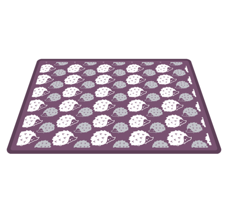 Cartoon Hedgehogs kids carpet - TenStickers