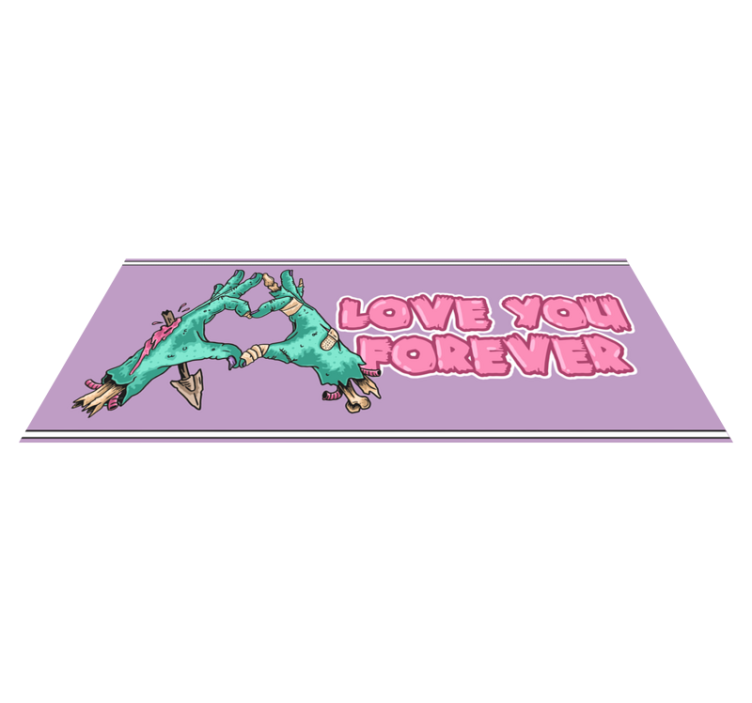 Affectionate Dinosaur Scene animal mat - TenStickers