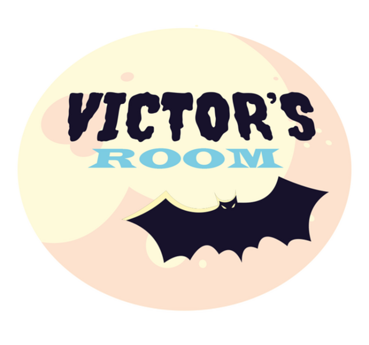 Personalized Bat Emblem custom floor mat - TenStickers