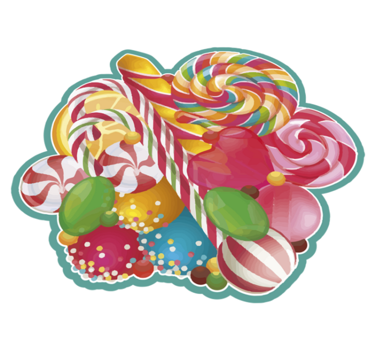 Candy Delight event carpet - TenStickers