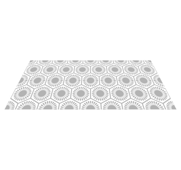 Sunburst Pattern geometric rug - TenStickers