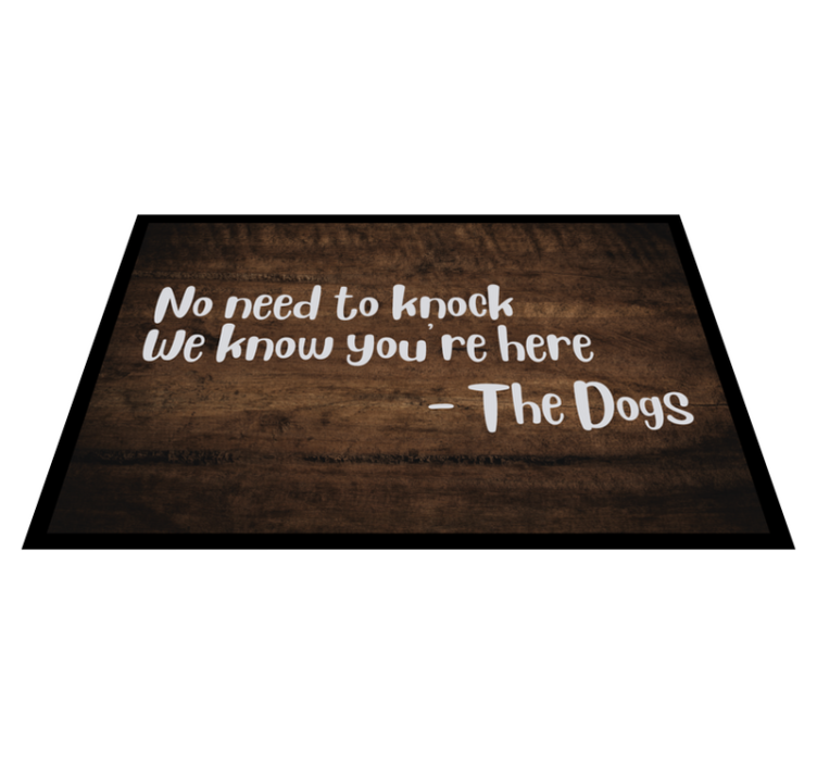 Inviting Quote Entrance quote rug - TenStickers