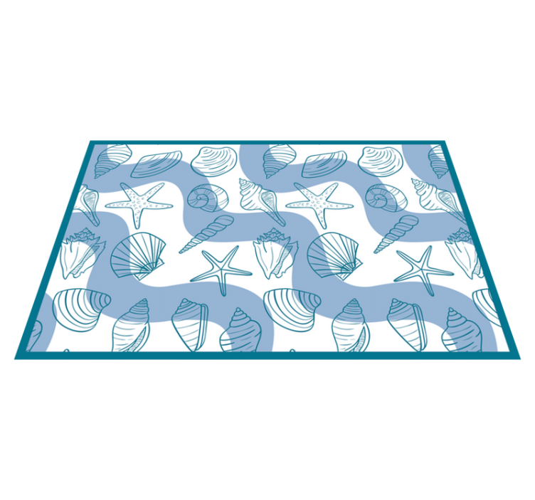 Seaside Motifs animal mat - TenStickers