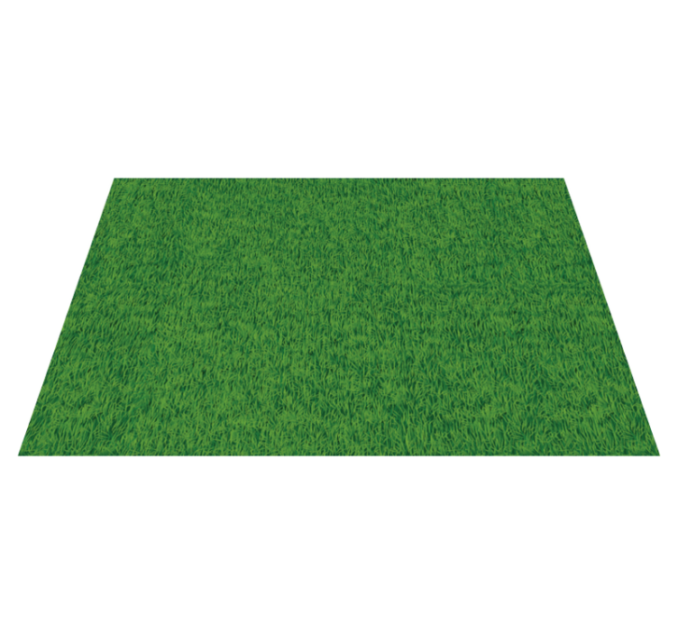 vinyl rug realistic grass nature rug - TenStickers