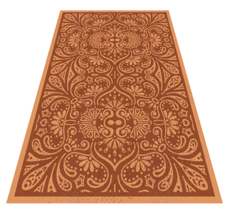 Mandala-Inspired Ornament kitchen mat - TenStickers