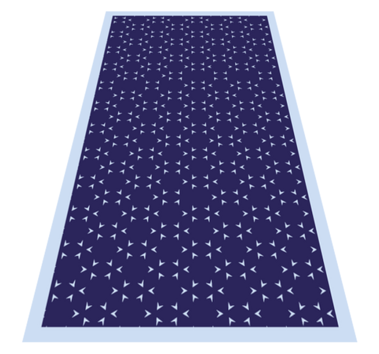Nautical Stripe Pattern stripes rug - TenStickers
