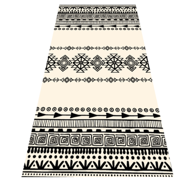 Tribal Way ethnic vinyl rug - TenStickers
