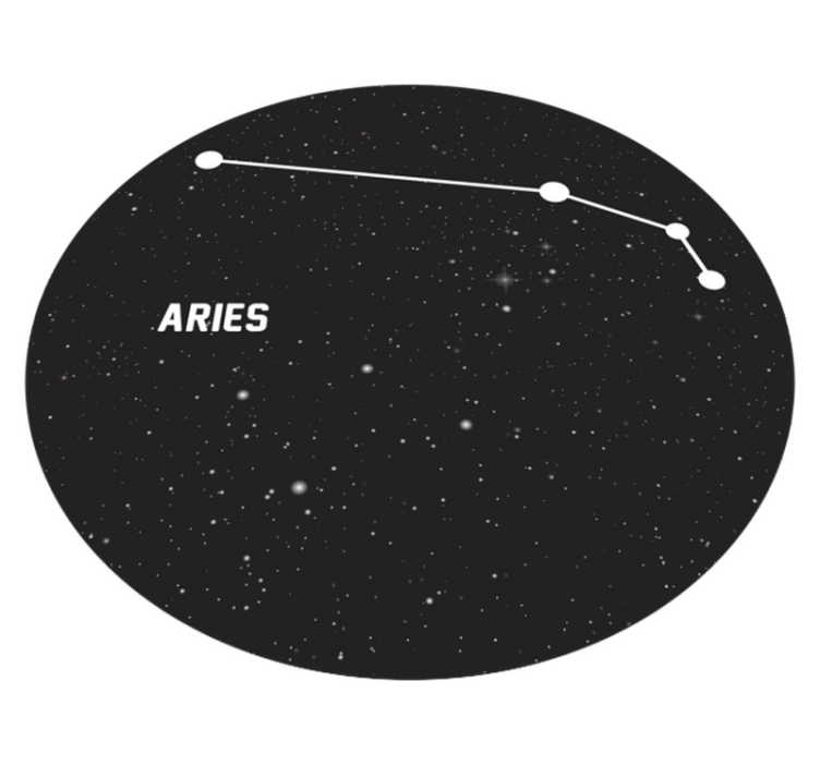 Aries Constellation star rug - TenStickers