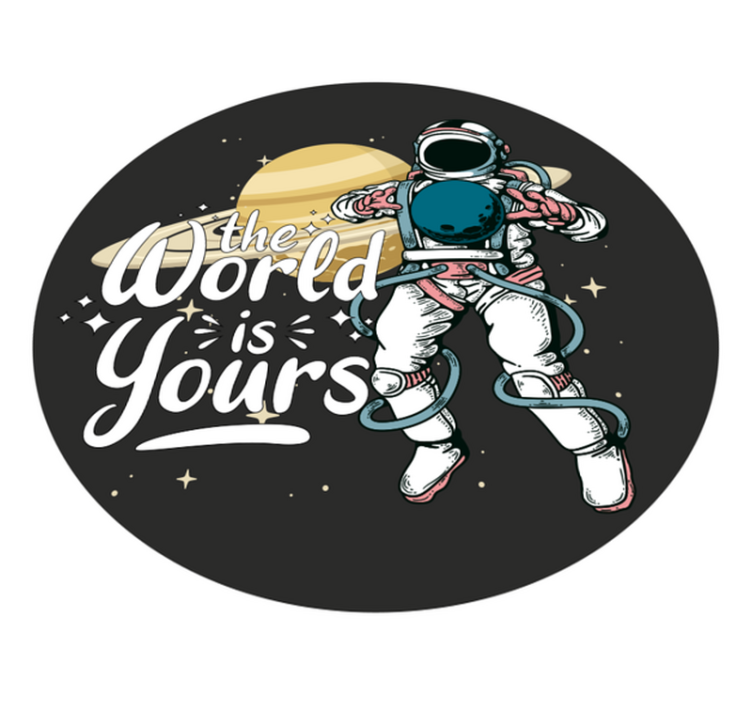 Astronaut Exploration teenage bedroom rug - TenStickers