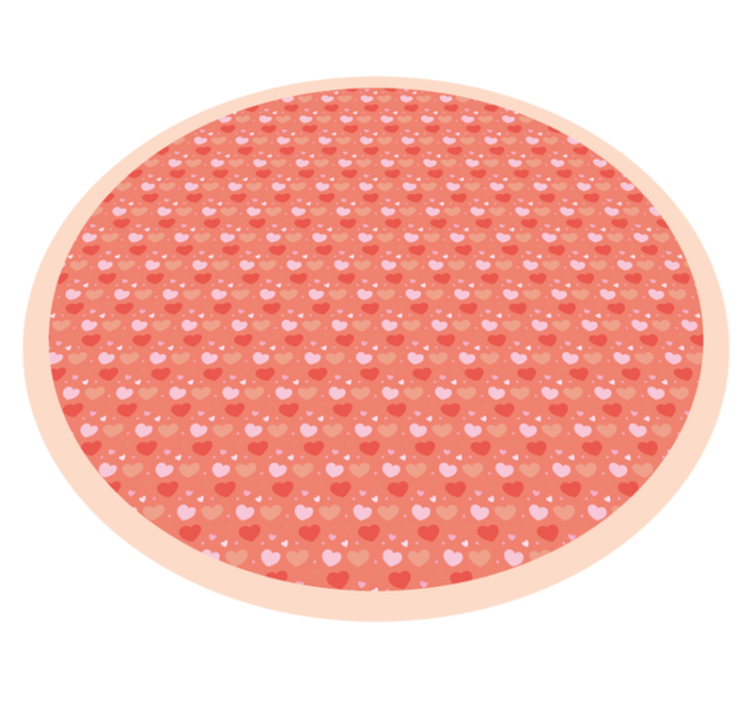Polka Dot Circle nursery rug - TenStickers