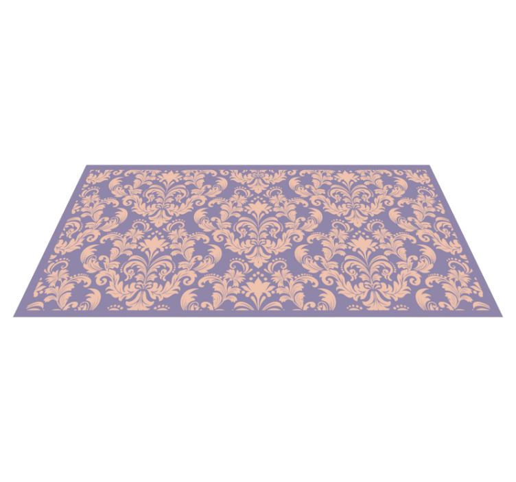 Baroque Pattern Detail texture rug - TenStickers