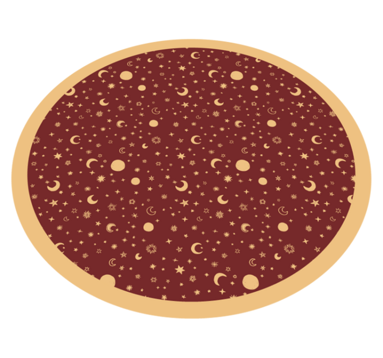 Celestial Play Area nursery rug - TenStickers