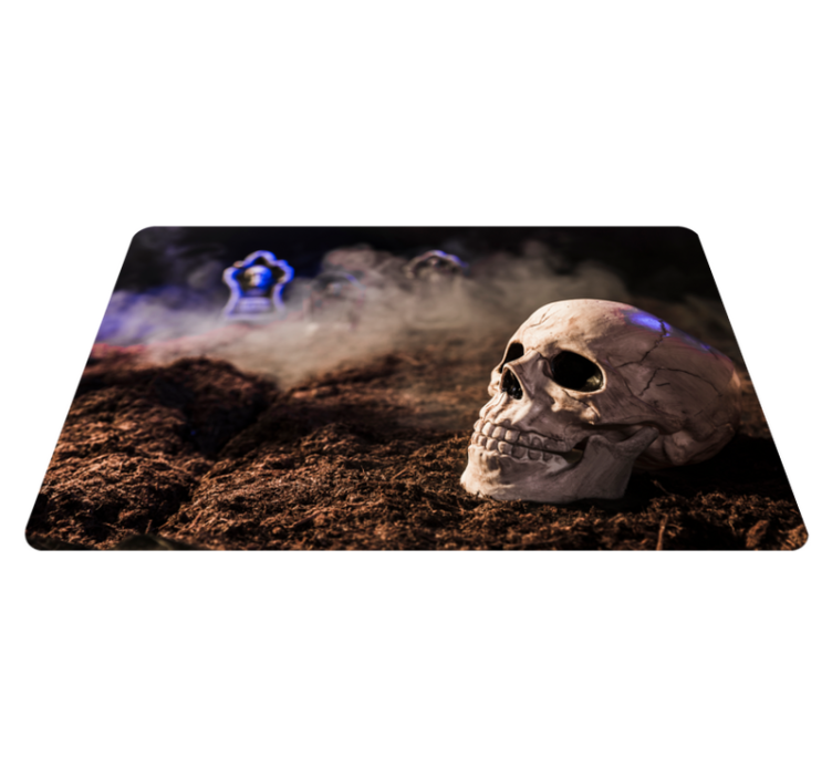 Spooky Skull halloween rugs - TenStickers