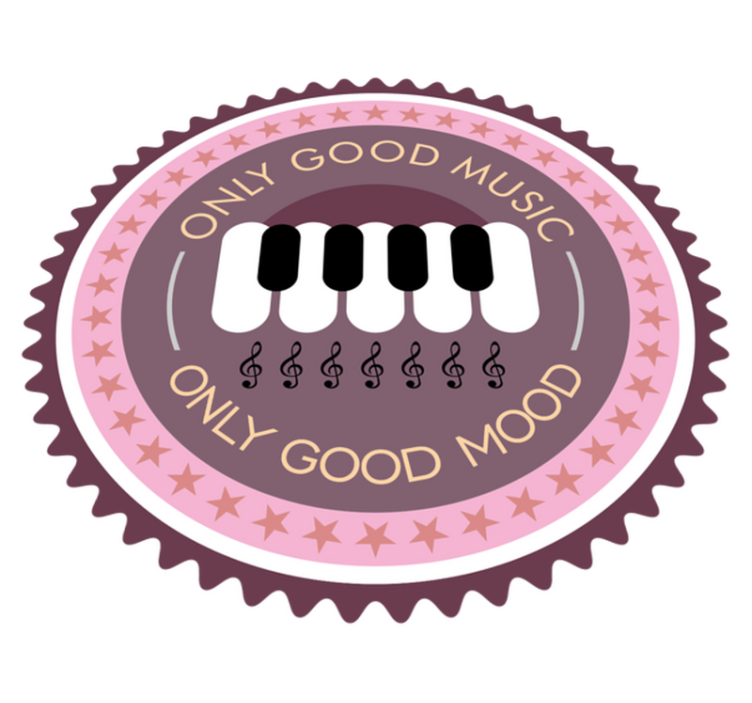 Musical Mood Enhancer quote rug - TenStickers