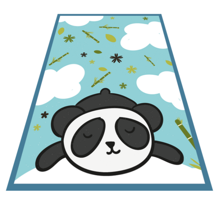 Panda Dreamscape kids carpet - TenStickers