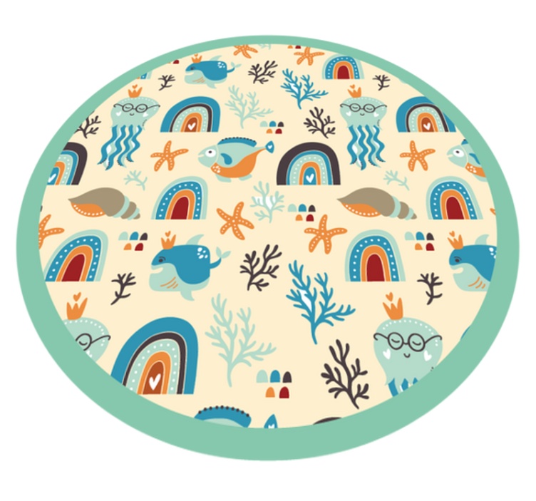 Sea Life Playtime kids carpet - TenStickers