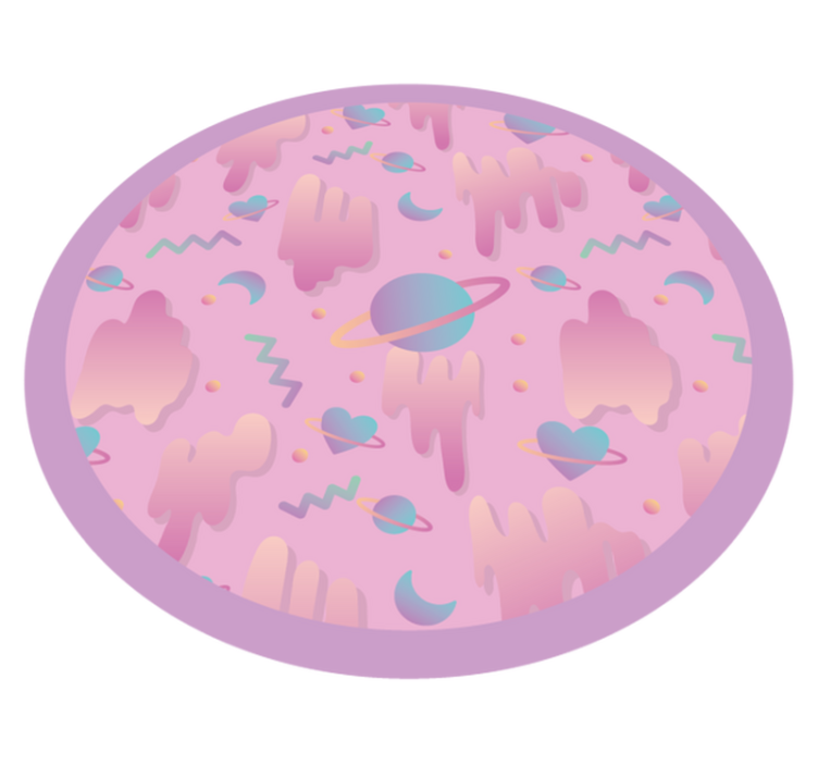 Planetary Playtime nursery rug - TenStickers