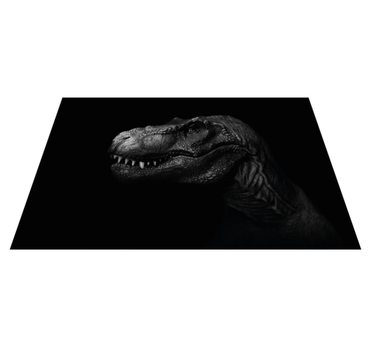 Tyrannosaurus Portrait animal mat - TenStickers