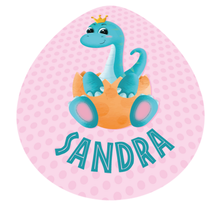 Personalized Dinosaur Artwork custom floor mat - TenStickers