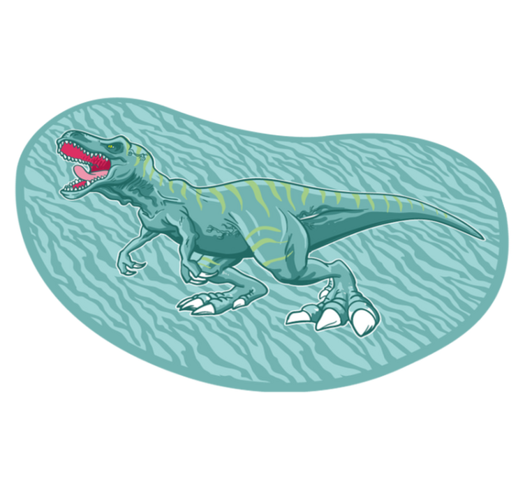 Dinosaur expedition kids rug - TenStickers