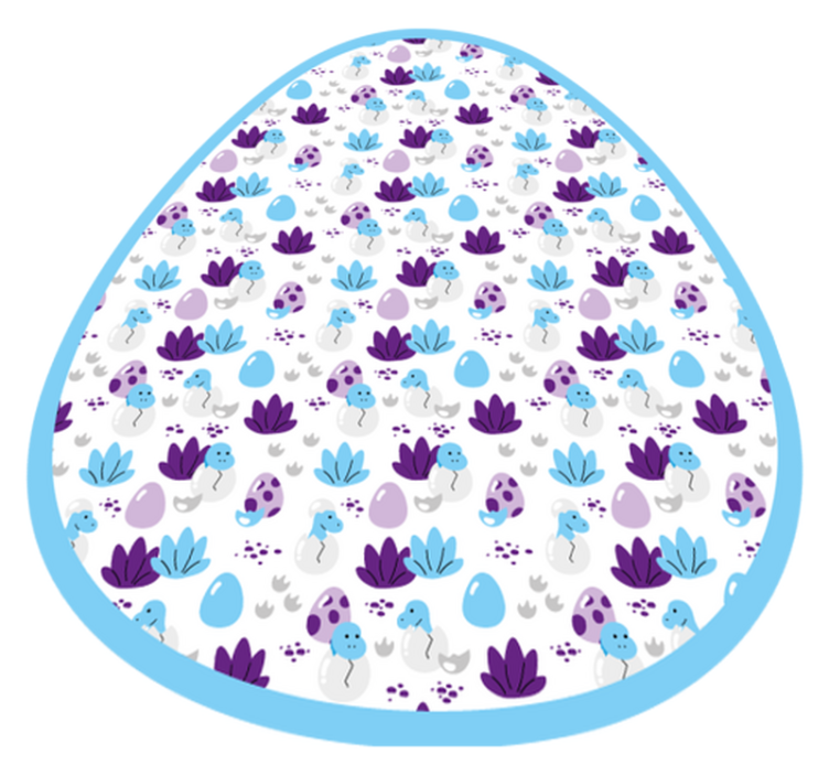 Whimsical Creature Motif kids carpet - TenStickers