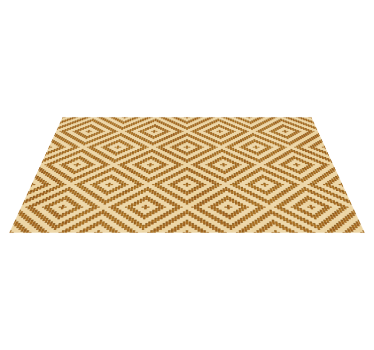 Diamond Textured Style geometric rug - TenStickers