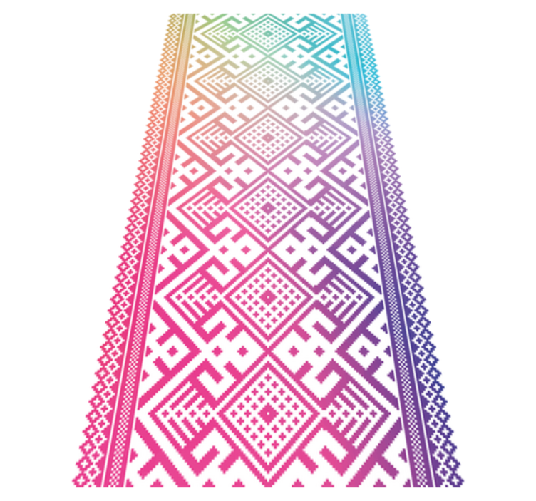 Geometric Playtime kids carpet - TenStickers