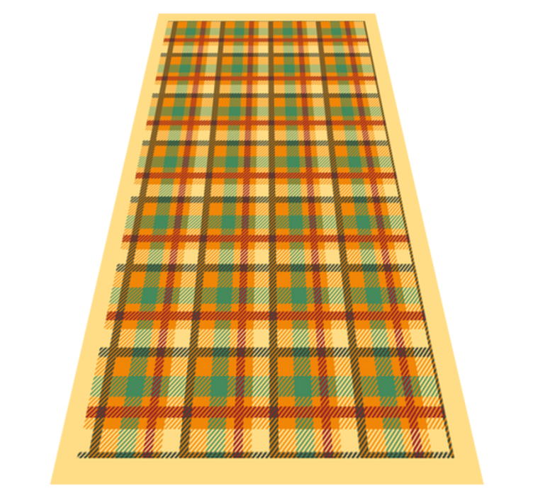 Tartan Plaid Pattern stripes rug - TenStickers