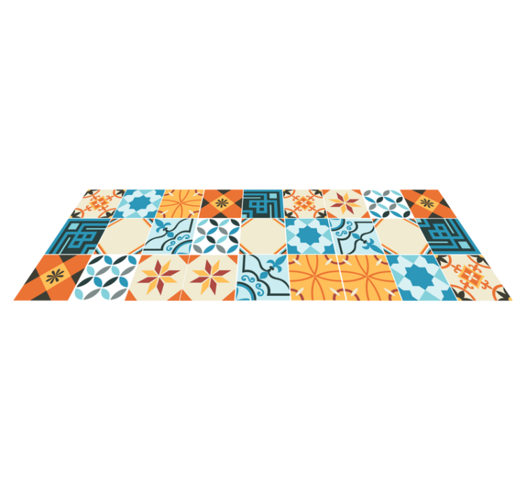 Variety tile vinyl carpet - TenStickers