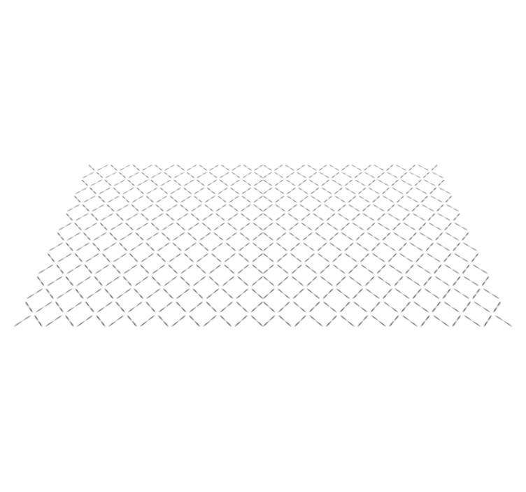 Continuous Line Pattern geometric rug - TenStickers