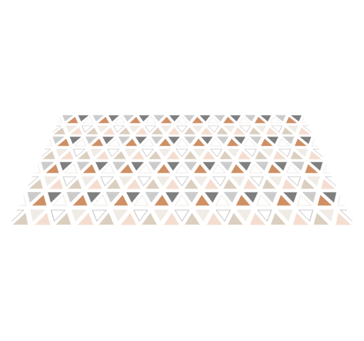 Triangular Pattern Design geometric rug - TenStickers