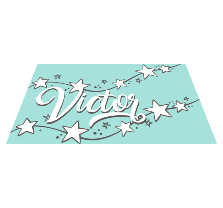 Customizable Stardust custom floor mat - TenStickers