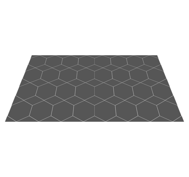 Hexagonal Tiles tile carpet - TenStickers