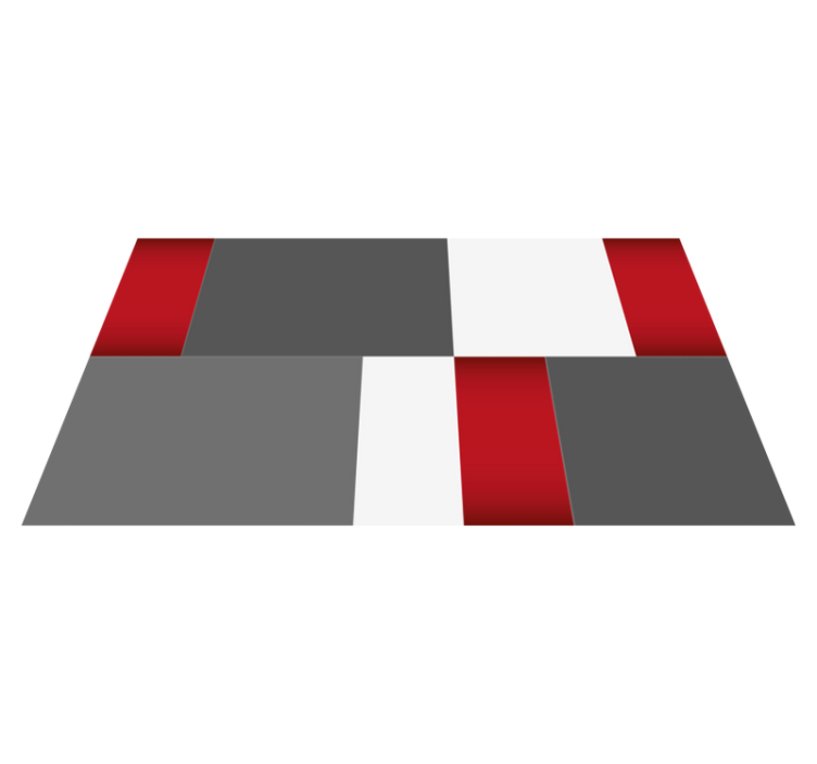 Minimalist Blocks minimalistic rug - TenStickers