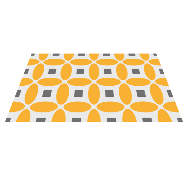 Circular Geometry geometric rug - TenStickers