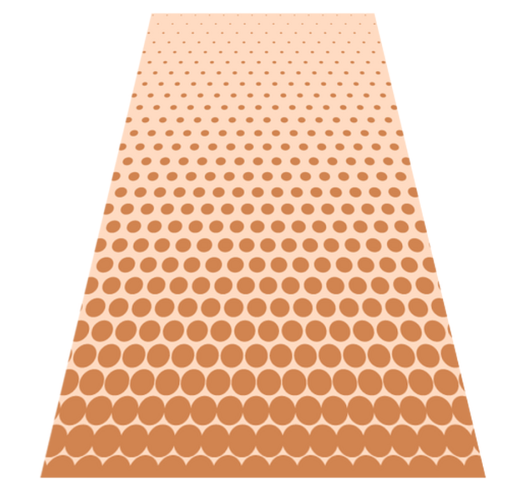 Polka Dot Gradient stripes rug - TenStickers