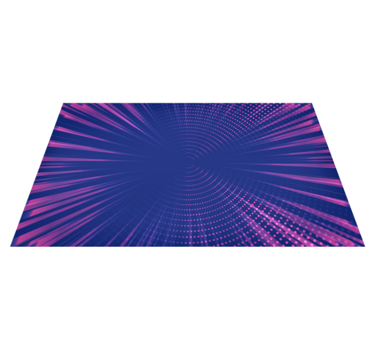 Optical Radiance geometric rug - TenStickers