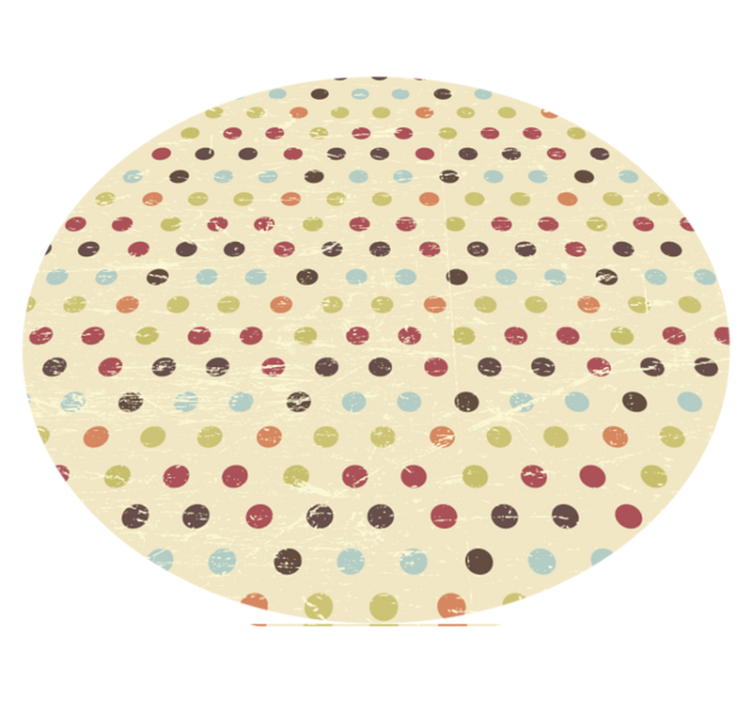 Polka Dot Textiles texture rug - TenStickers