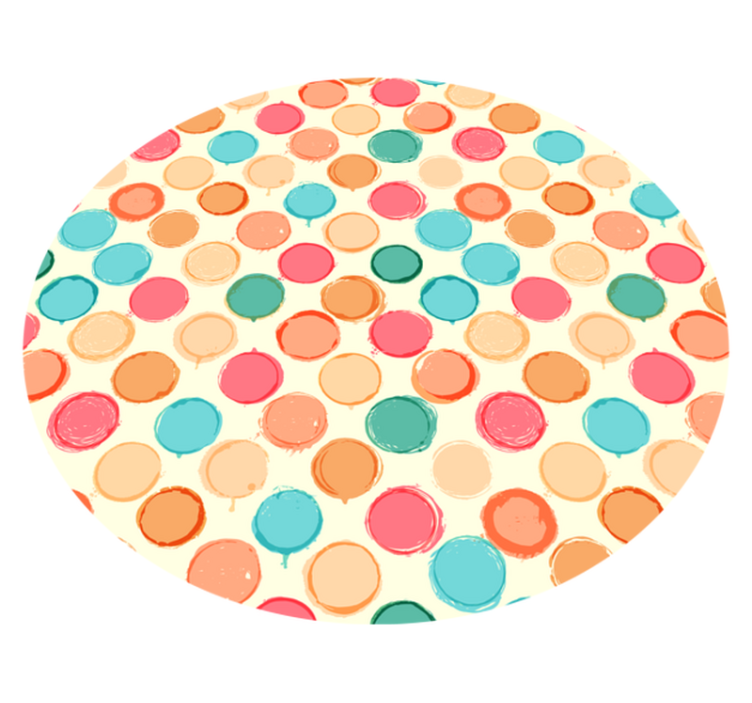 Circular Array geometric rug - TenStickers