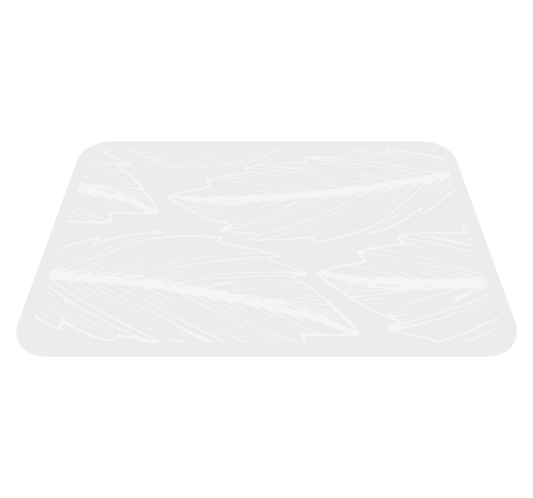 Feather Imprint Pattern nature rug - TenStickers