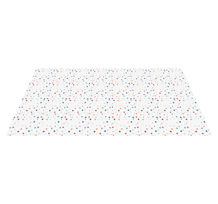 Polka Dot Fun kids carpet - TenStickers