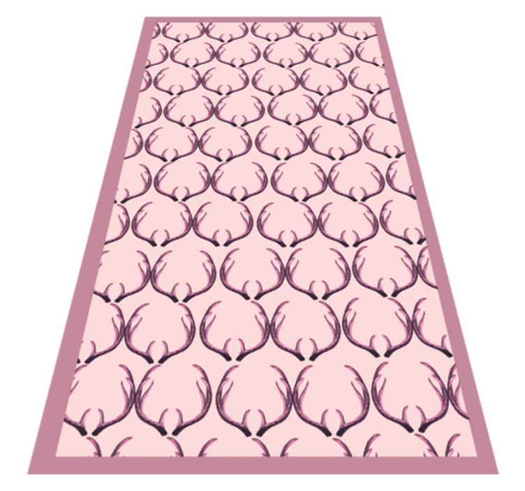 Elegant Antler Motif nordic rug - TenStickers