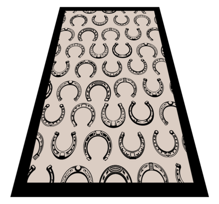 Horseshoe Pattern mosaic rug - TenStickers