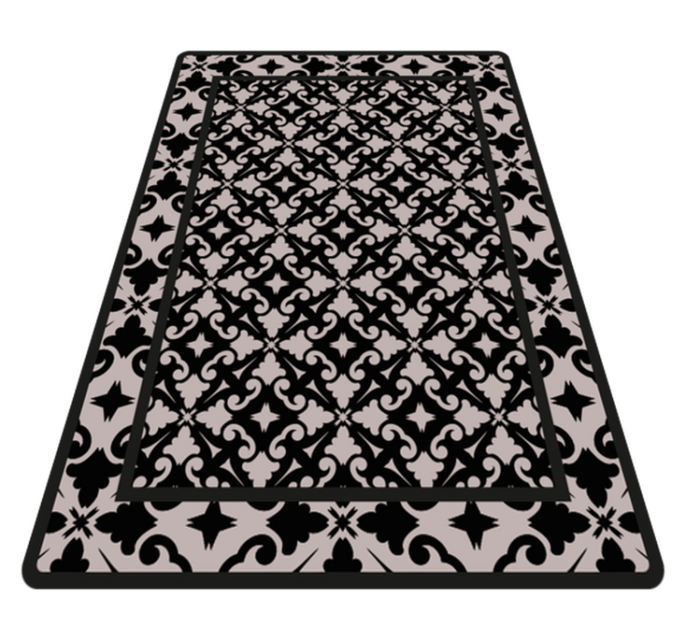 Tiled Beija vintage vinyl rug - TenStickers