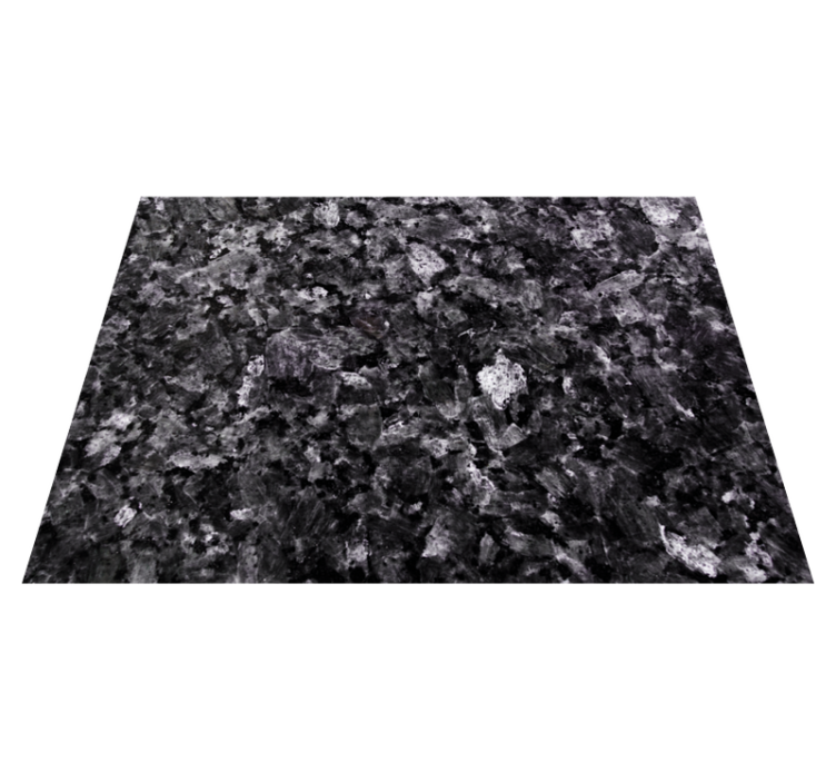 Dark charcoal style marble rug - TenStickers